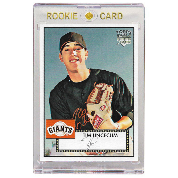 Tim Lincecum San Francisco Giants 2007 Topps '52 # 130 Rookie Card