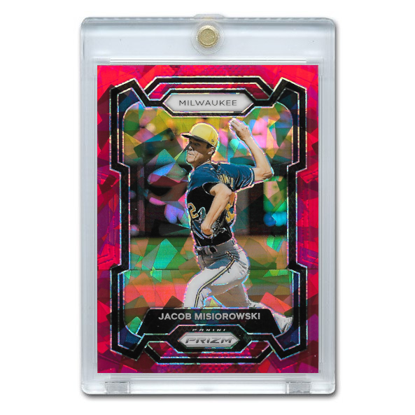 Jacob Misiorowski 2024 Panini Prizm Red Ice # 114 Pre-Rookie Card