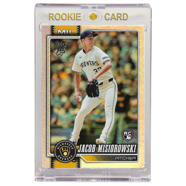 Jacob Misiorowski Milwaukee Brewers 2026 Topps Rainbow Foil # 10 Rookie Card