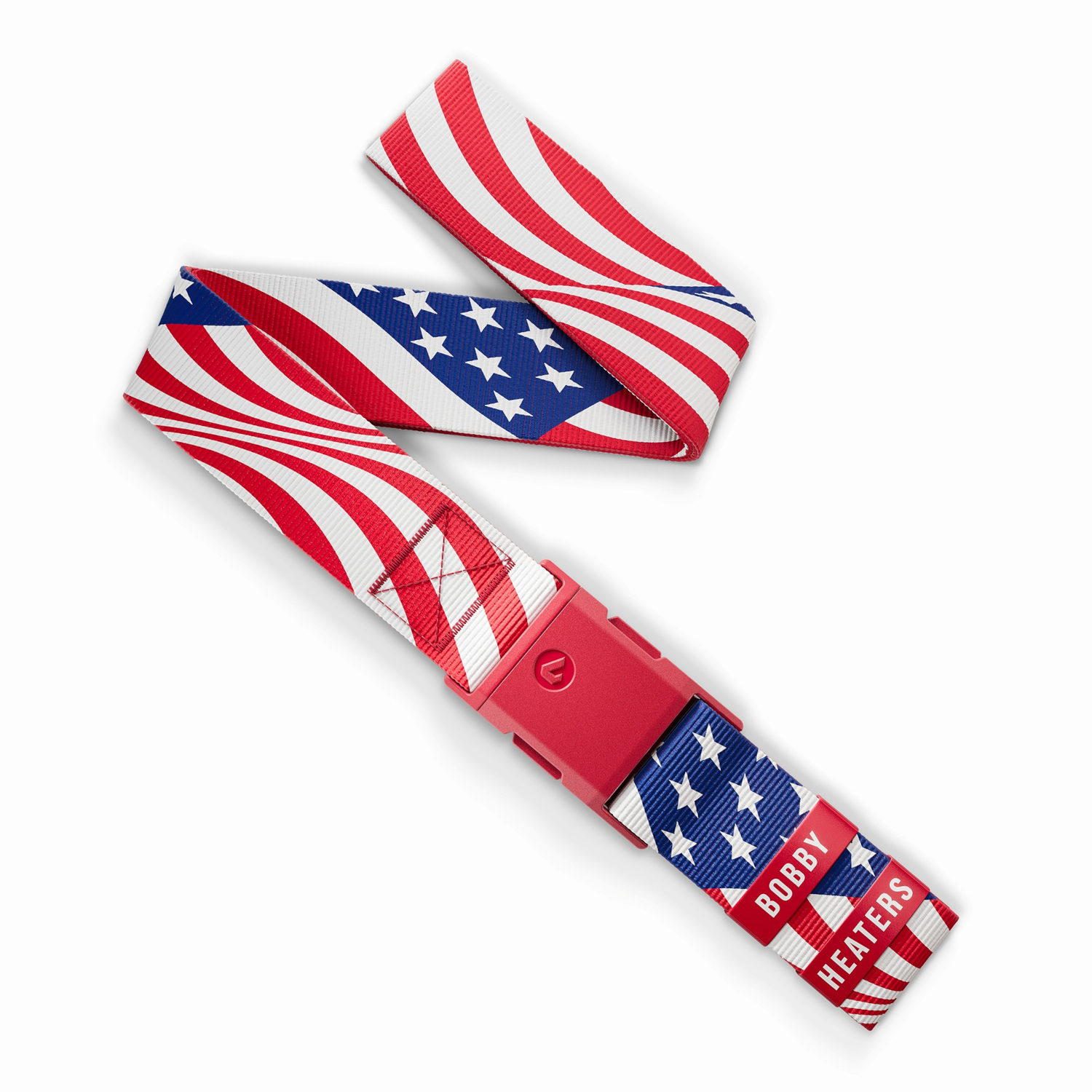 Adult Bobby Heaters Freedom Wave American Flag Belt