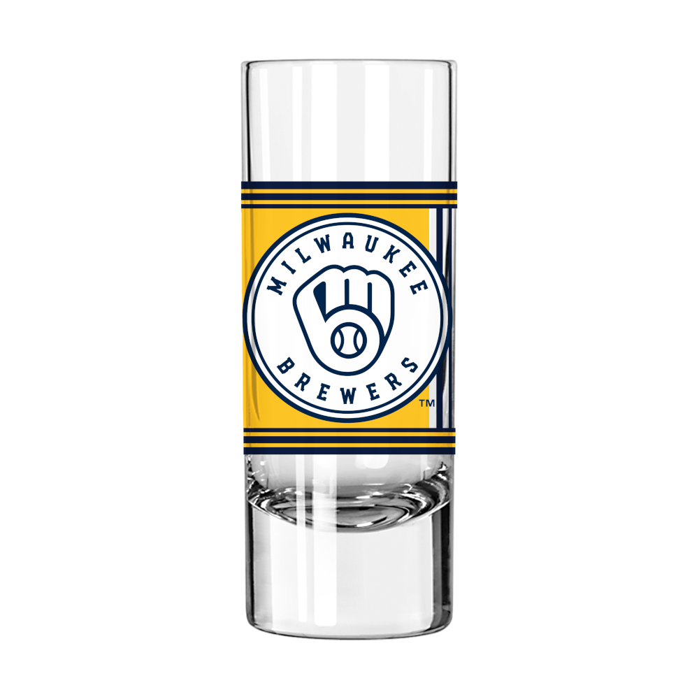 Milwaukee Brewers Gameday 2.5 Ounce Shooter Glass