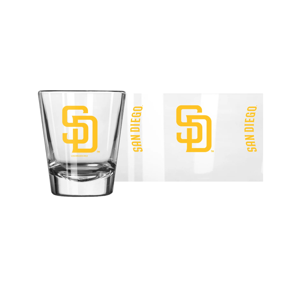 San Diego Padres Gameday 2 Ounce Team Logo Shot Glass