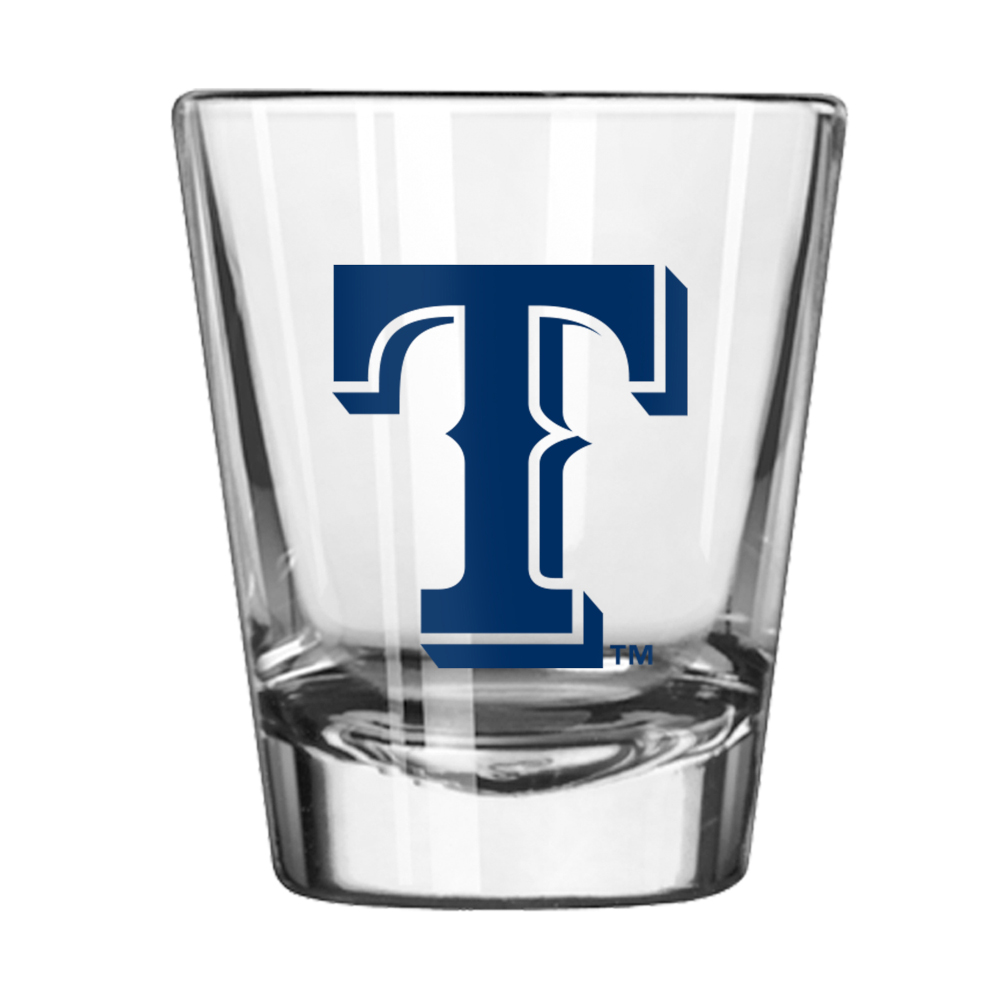 Texas Rangers Gameday 2 Ounce Team Logo Shot Glass