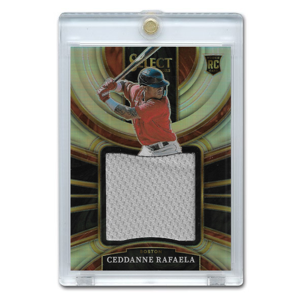 Ceddanne Rafaela 2023 Panini Select Rookie Jumbo Swatche Prizm Silver # PJS-CR Ltd Ed of 199