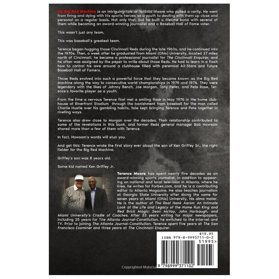 My Big Red Machine: The Tales, Drama, And Revelations Of A Fan Turned Journalist Covering Baseball's Greatest Team (signed by author)