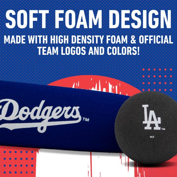 Los Angeles Dodgers Franklin Team Jumbo Foam Bat & Ball Set