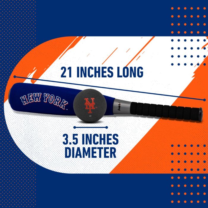 New York Mets Franklin Team Jumbo Foam Bat & Ball Set