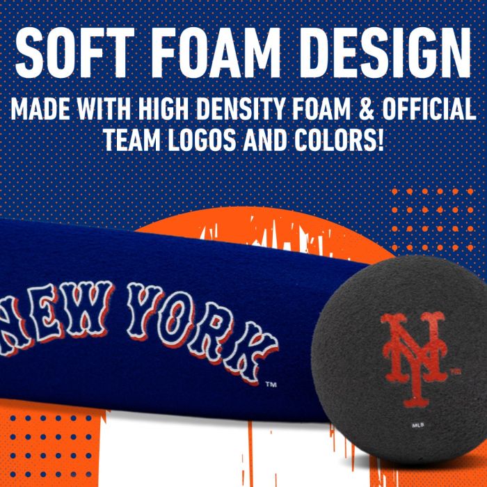 New York Mets Franklin Team Jumbo Foam Bat & Ball Set