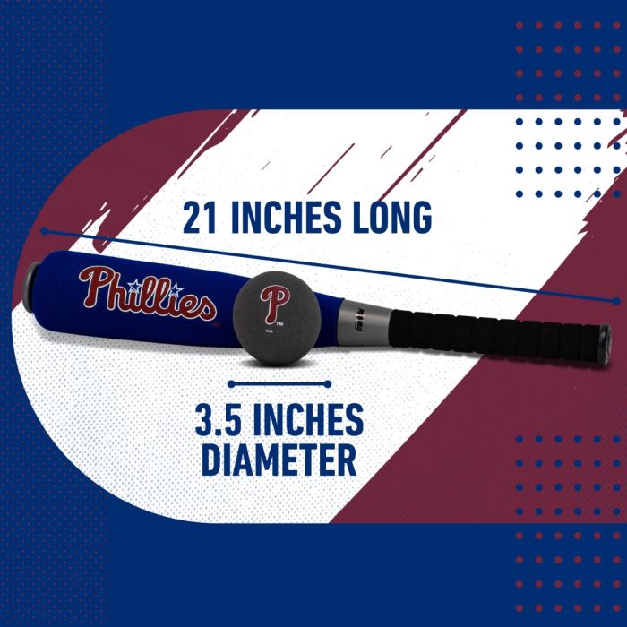 Philadelphis Phillies Franklin Team Jumbo Foam Bat & Ball Set