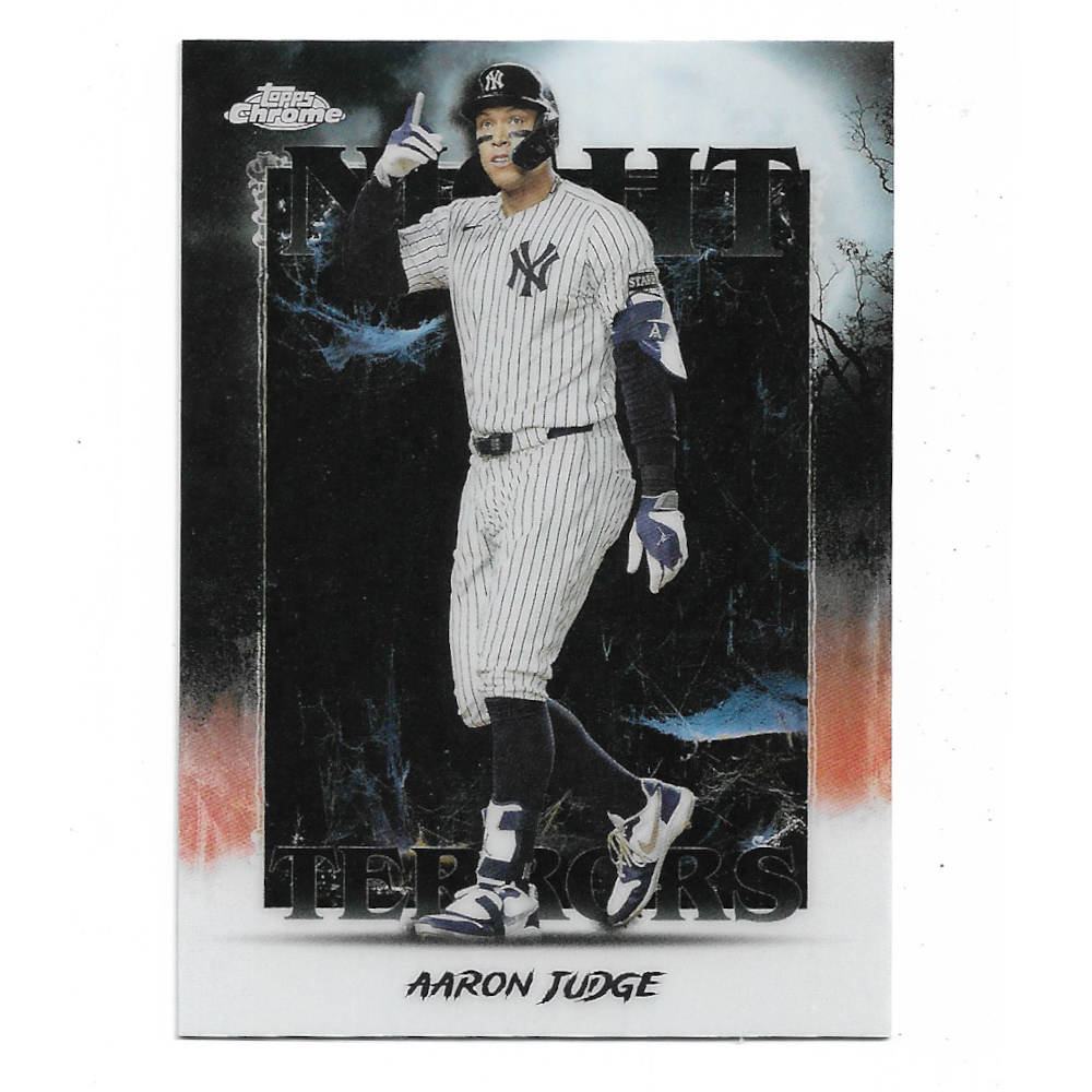 Aaron Judge 2025 Topps Chrome Night Terrors # 1