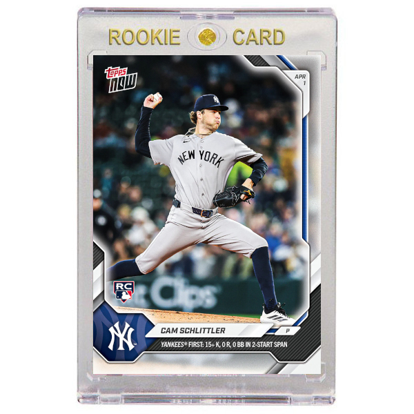 Cam Schlittler New York Yankees 2026 Topps Now # 41 Rookie Card