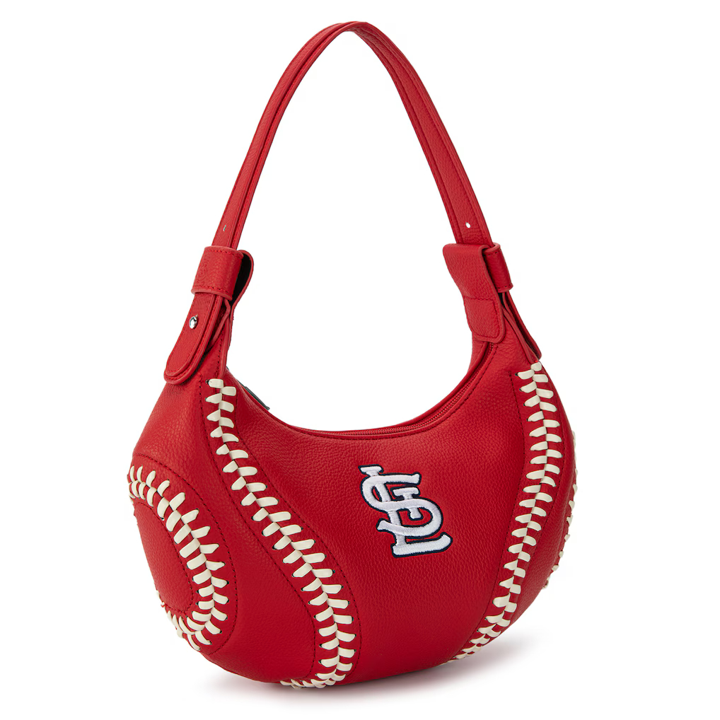 St. Louis Cardinals Baseball Stitches Red Shoulder Bag