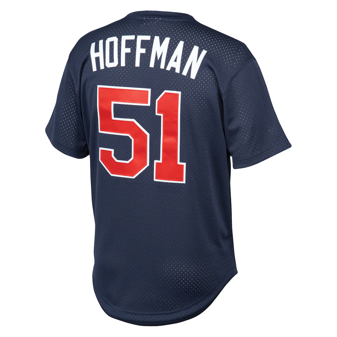 Men’s Mitchell & Ness Trevor Hoffman San Diego Padres Authentic Replica 1996 Mesh Batting Practice Jersey