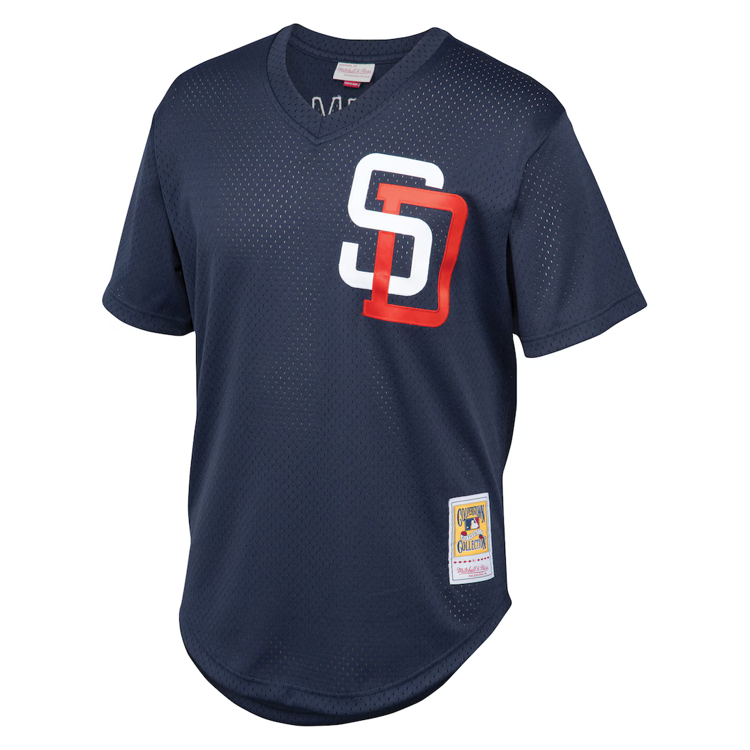 Men’s Mitchell & Ness Trevor Hoffman San Diego Padres Authentic Replica 1996 Mesh Batting Practice Jersey