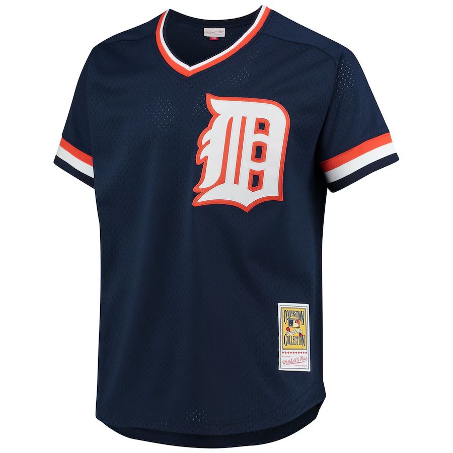 Men’s Mitchell & Ness Alan Trammell Detroit Tigers Authentic Replica 1984 Mesh Batting Practice Jersey