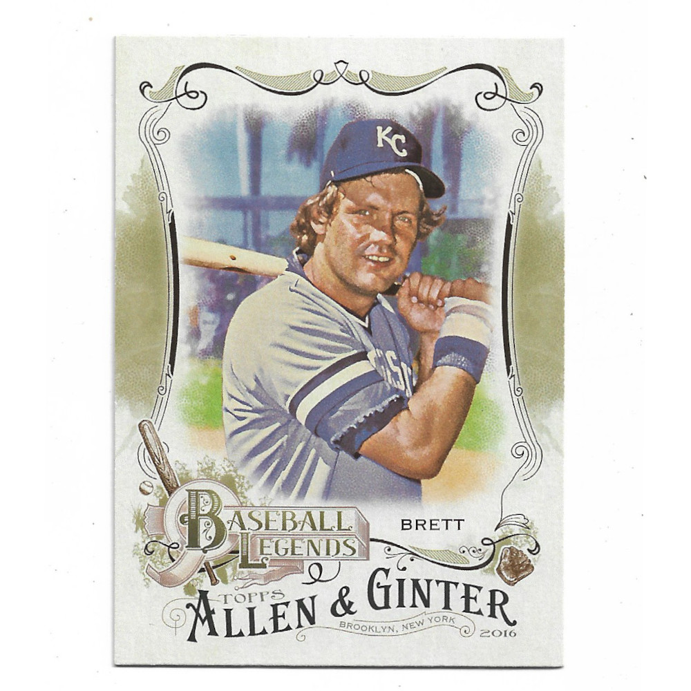 George Brett 2025 Topps Allen & Ginter Baseball Legnds # 8