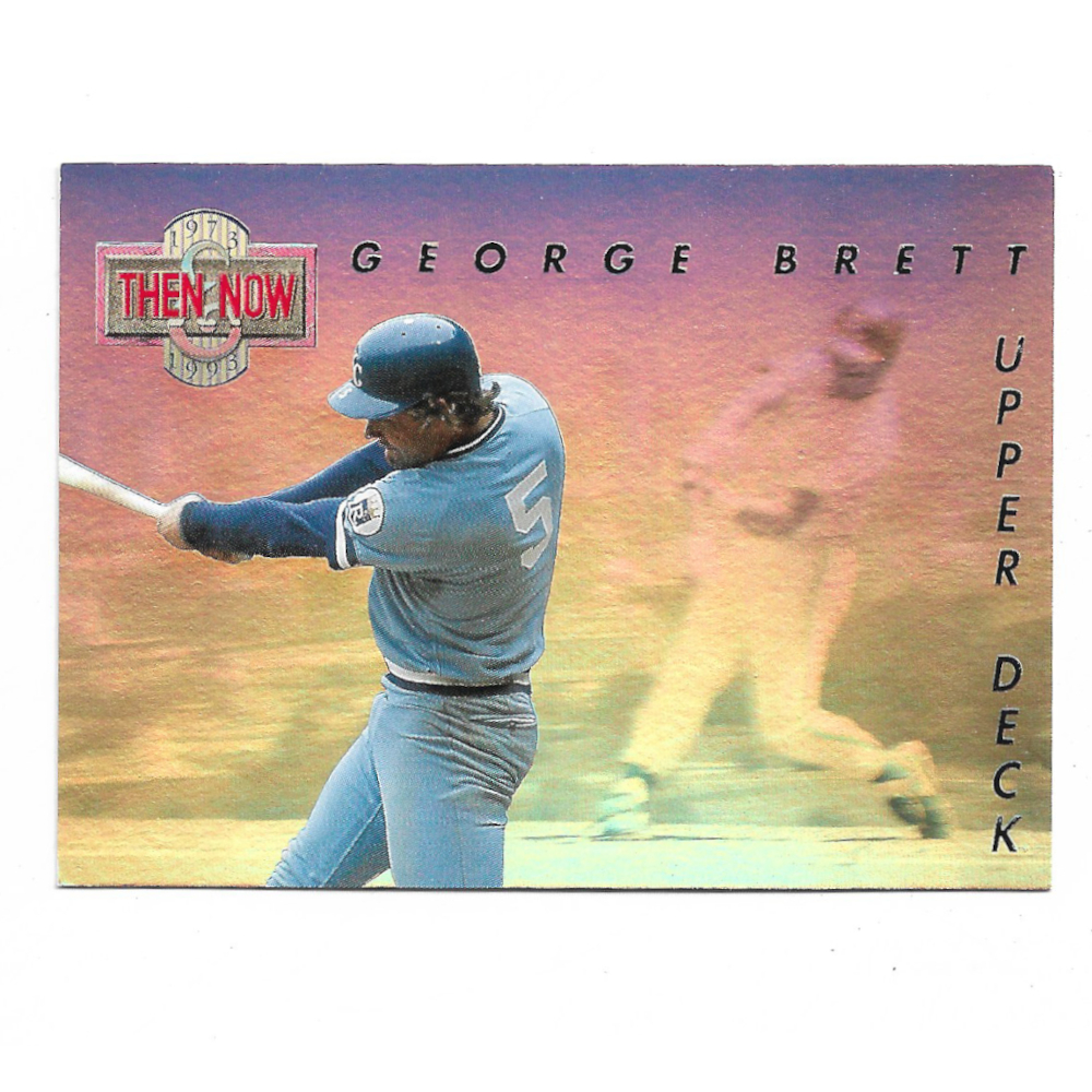 George Brett 1993 Upper Deck Then and Now Hologram # 2