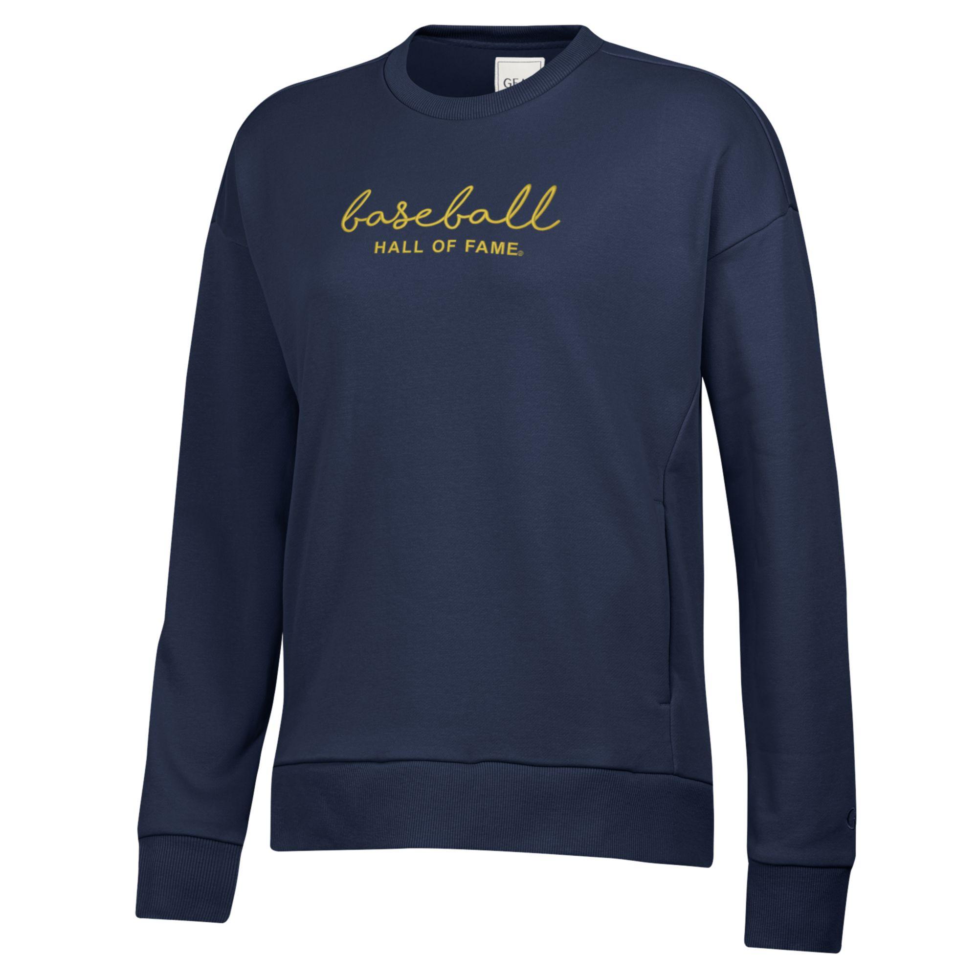 Women’s Baseball Hall of Fame Navy Crew Sweatshirt