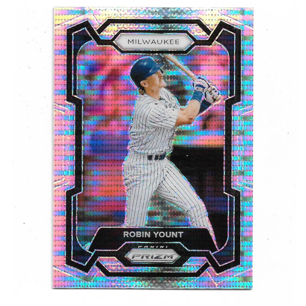 Robin Yount 2024 Panini Prizm Silver Pulsar # 121 Ltd Ed of 499
