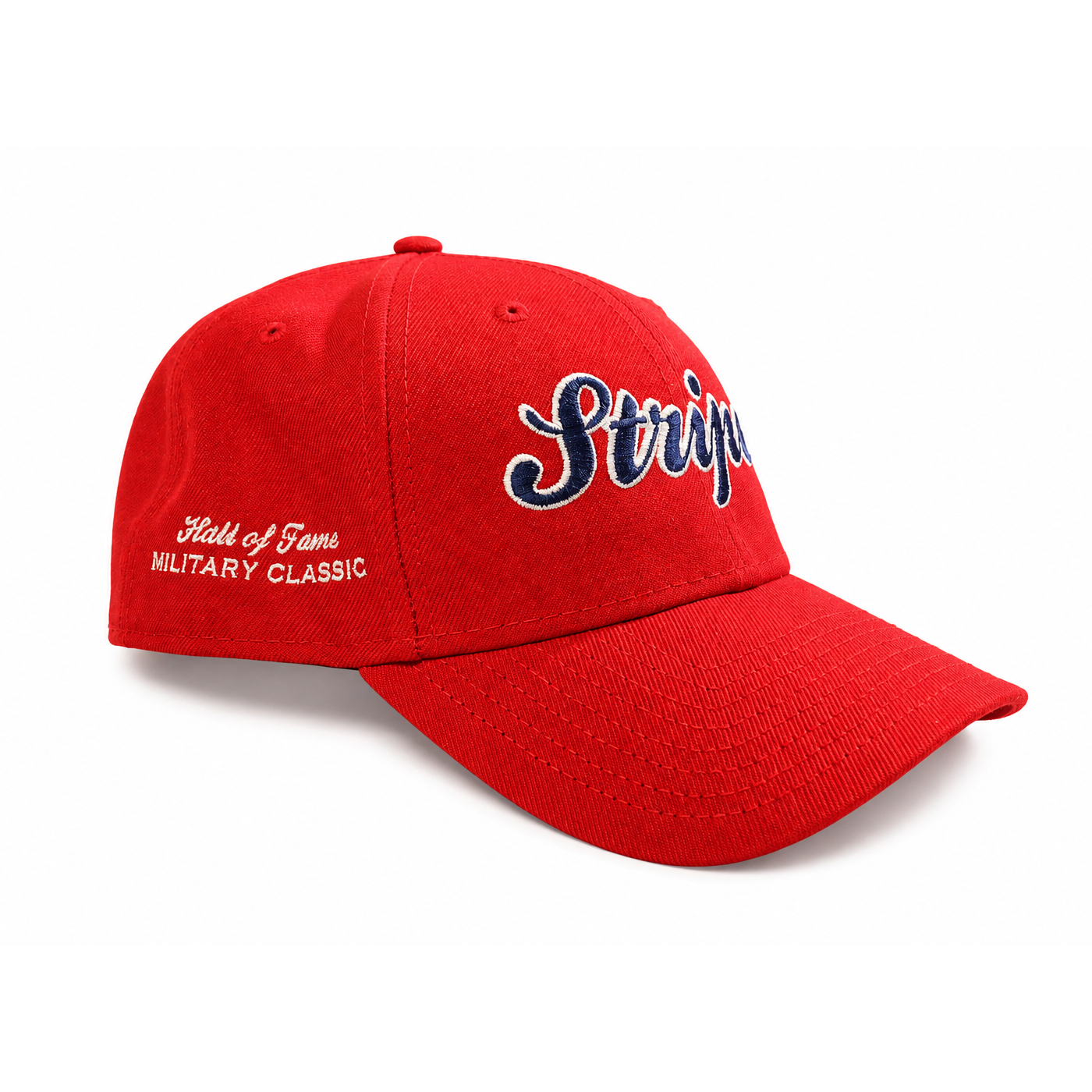Men’s Baseball Hall of Fame Military Classic New Era “Stripes” Red 9FORTY Adjustable Cap