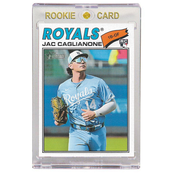 Jac Caglianone Kansas City Royals 2026 Topps Heritage # 136 Rookie Card