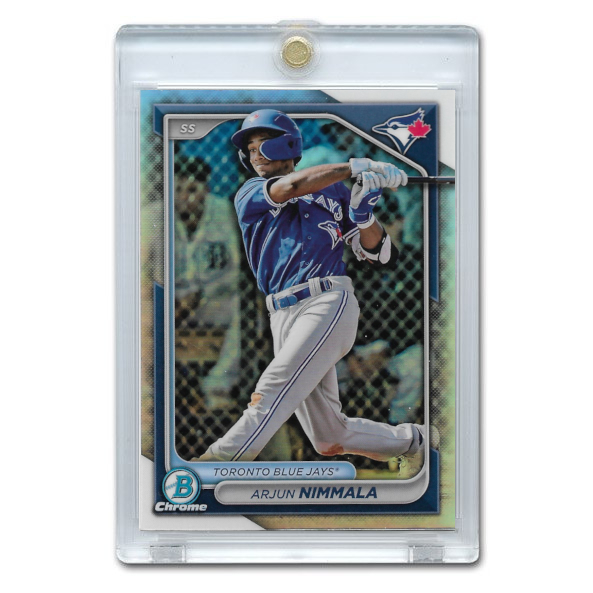 Arjun Nimmala 2024 Bowman Draft Chrome Refractor # BDC-102 Pre-Rookie Card