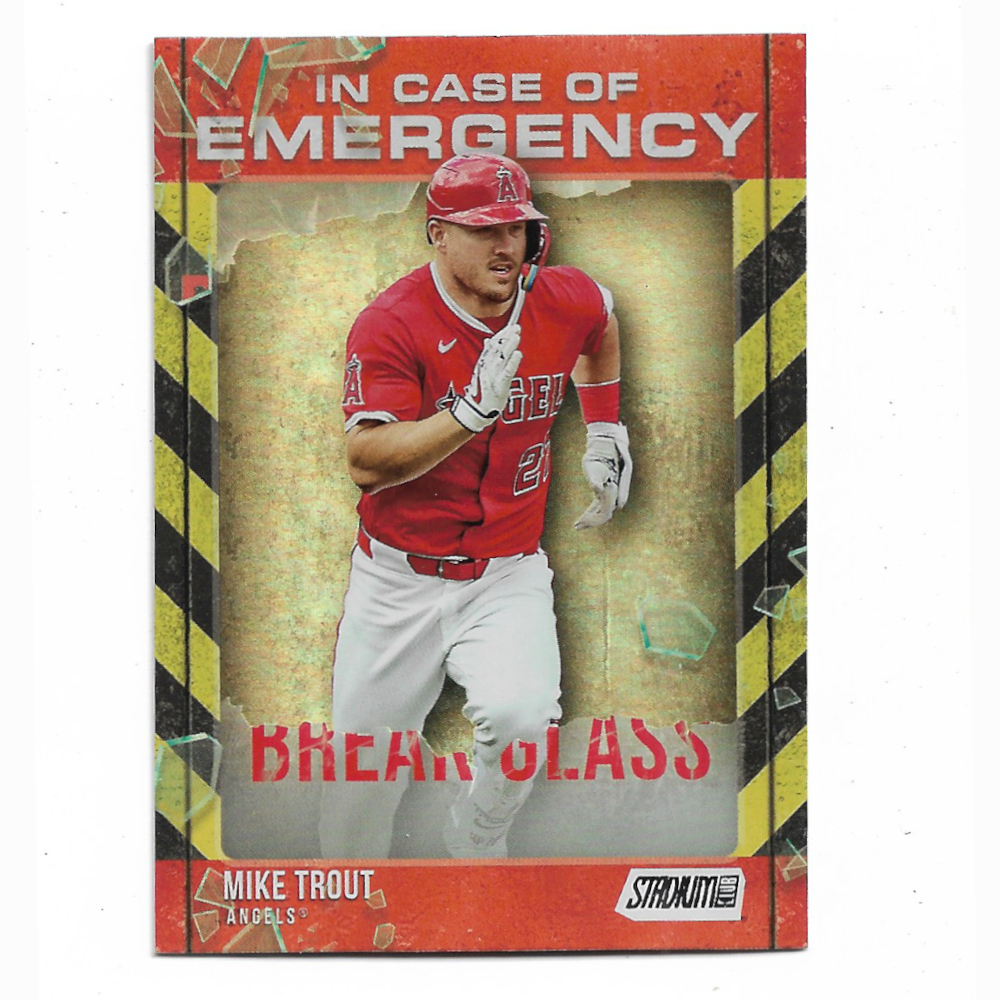 Mike Trout 2025 Stadium Club In Case of Emergency # 25