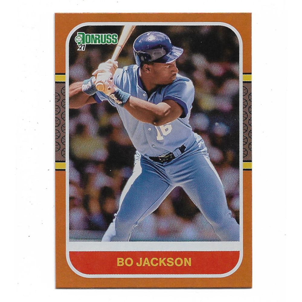 Bo Jackson 2021 Donruss Orange Holo # 21
