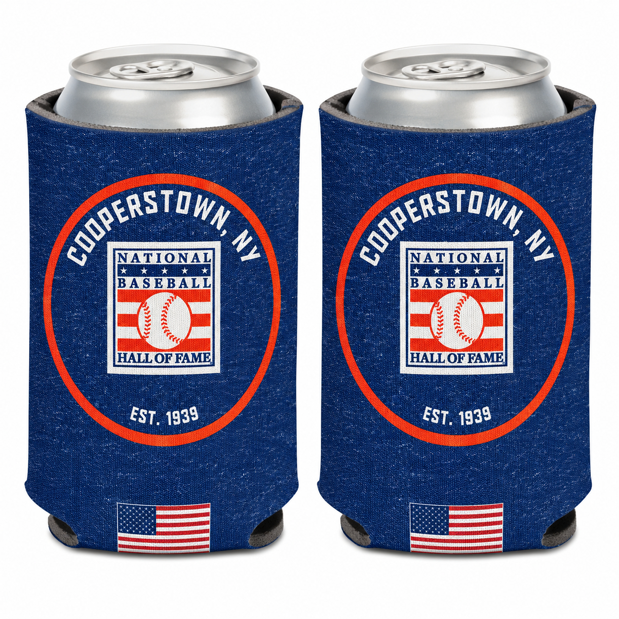Baseball Hall of Fame Heather Circle Can Cooler