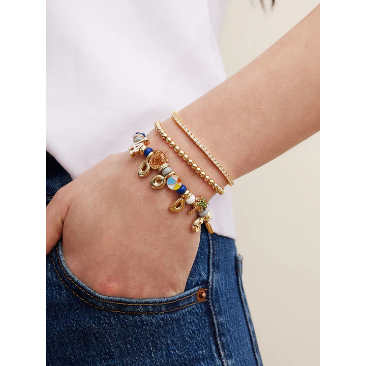Los Angeles Dodgers BaubleBar Motif Beaded Bracelet