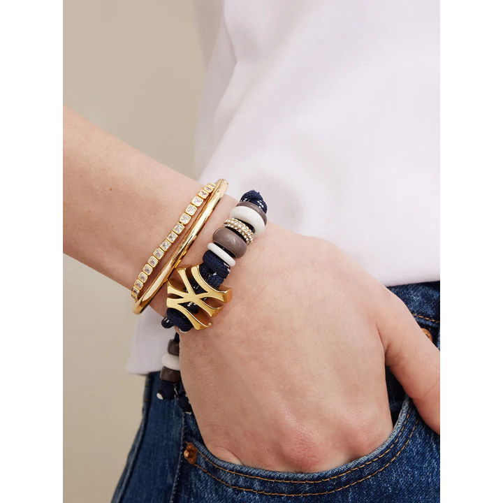 New York Yankees BaubleBar Knotty Paracord Bracelet
