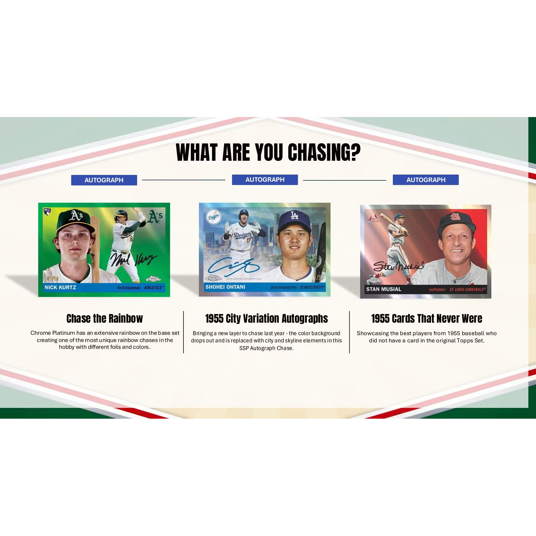 2025 Topps Chrome Platinum '55 Baseball Sealed 20 Pack Hobby Box