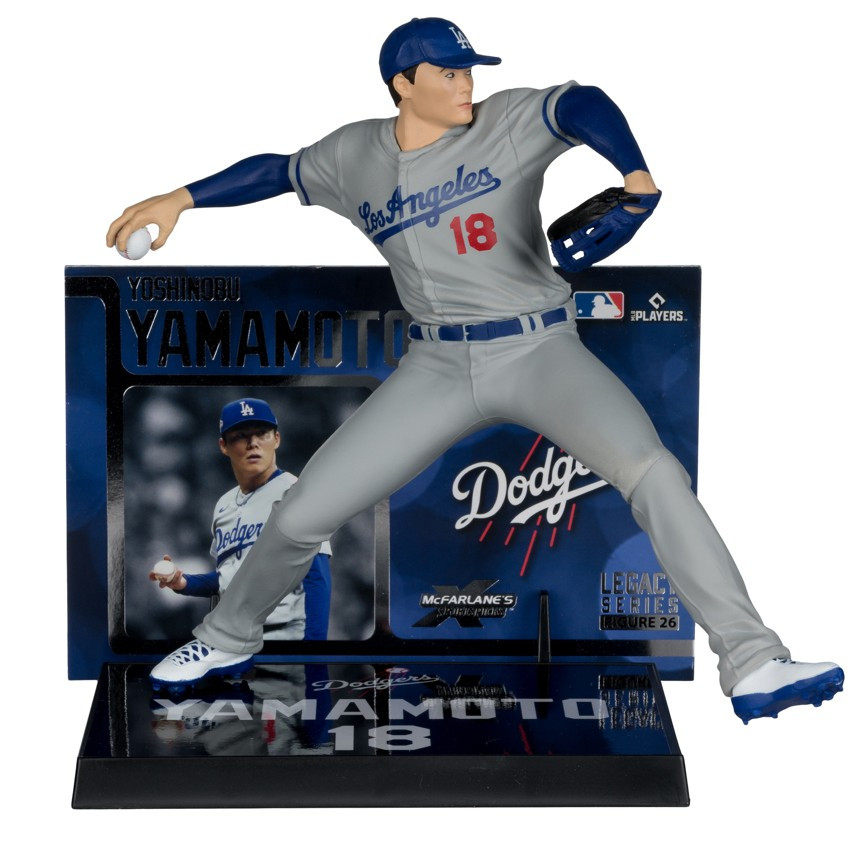 Yoshinobu Yamamoto Los Angeles Dodgers 2026 MLB 7" Figure McFarlane's SportsPicks