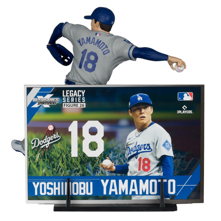 Yoshinobu Yamamoto Los Angeles Dodgers 2026 MLB 7" Figure McFarlane's SportsPicks
