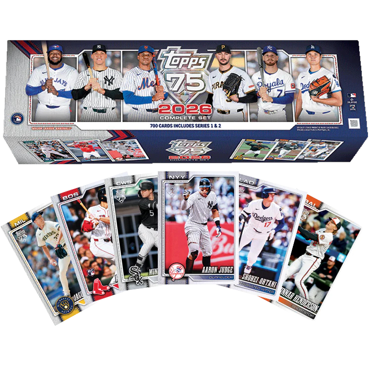 2026 Topps Baseball 704 Card Factory Sealed Complete Series 1 & 2 Set (Hobby)