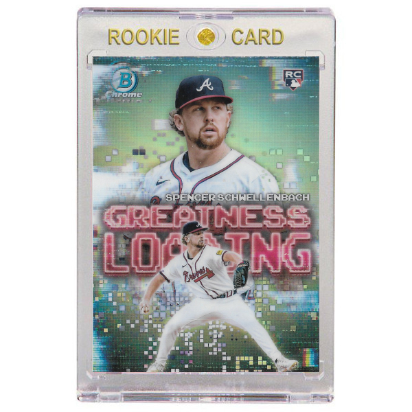Spencer Schwellenbach Atlanta Braves 2025 Bowman Chrome Greatness Loading # 10 Rookie Card