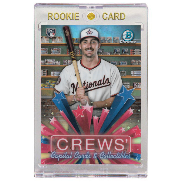 Dylan Crews Washington Nationals 2025 Bowman Chrome Hobby Stars # 12 Rookie Card