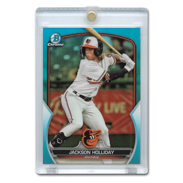 Jackson Holliday 2023 Bowman Draft Chrome Blue # BDC-118 Pre-Rookie Card