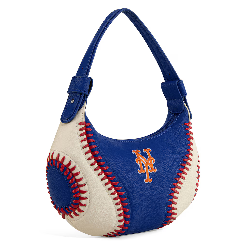 New York Mets Baseball Stitches Blue Shoulder Bag