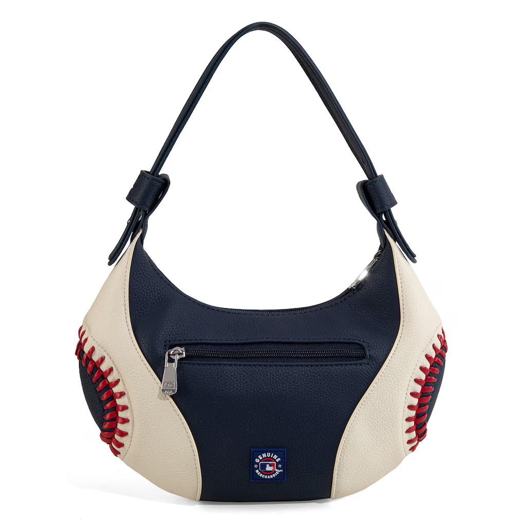New York Yankees Baseball Stitches Navy Shoulder Bag