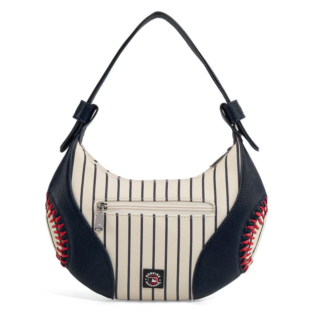 New York Yankees Baseball Stitches Pinstripes Shoulder Bag