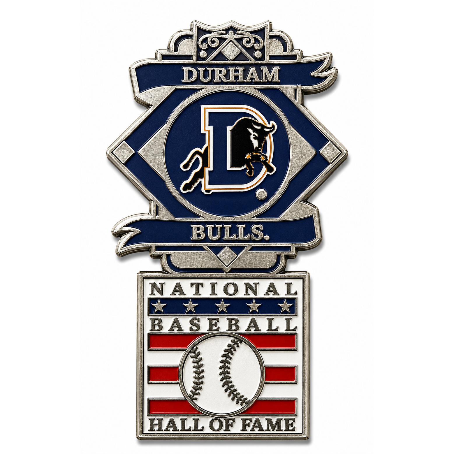 Durham Bulls Baseball Hall of Fame Exclusive Collector’s Pin