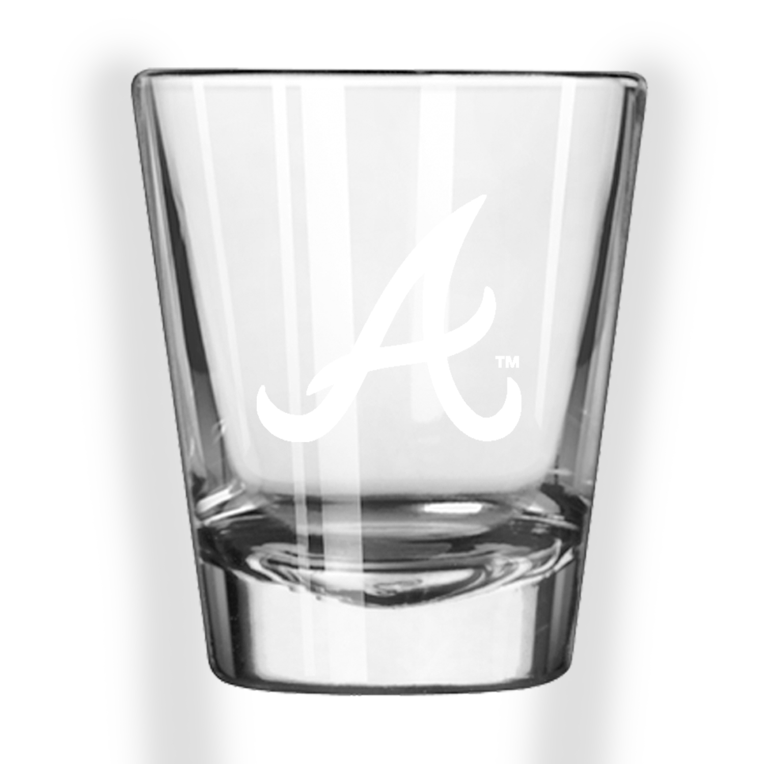 Atlanta Braves Vintage Logo 2 ounce Shot Glass