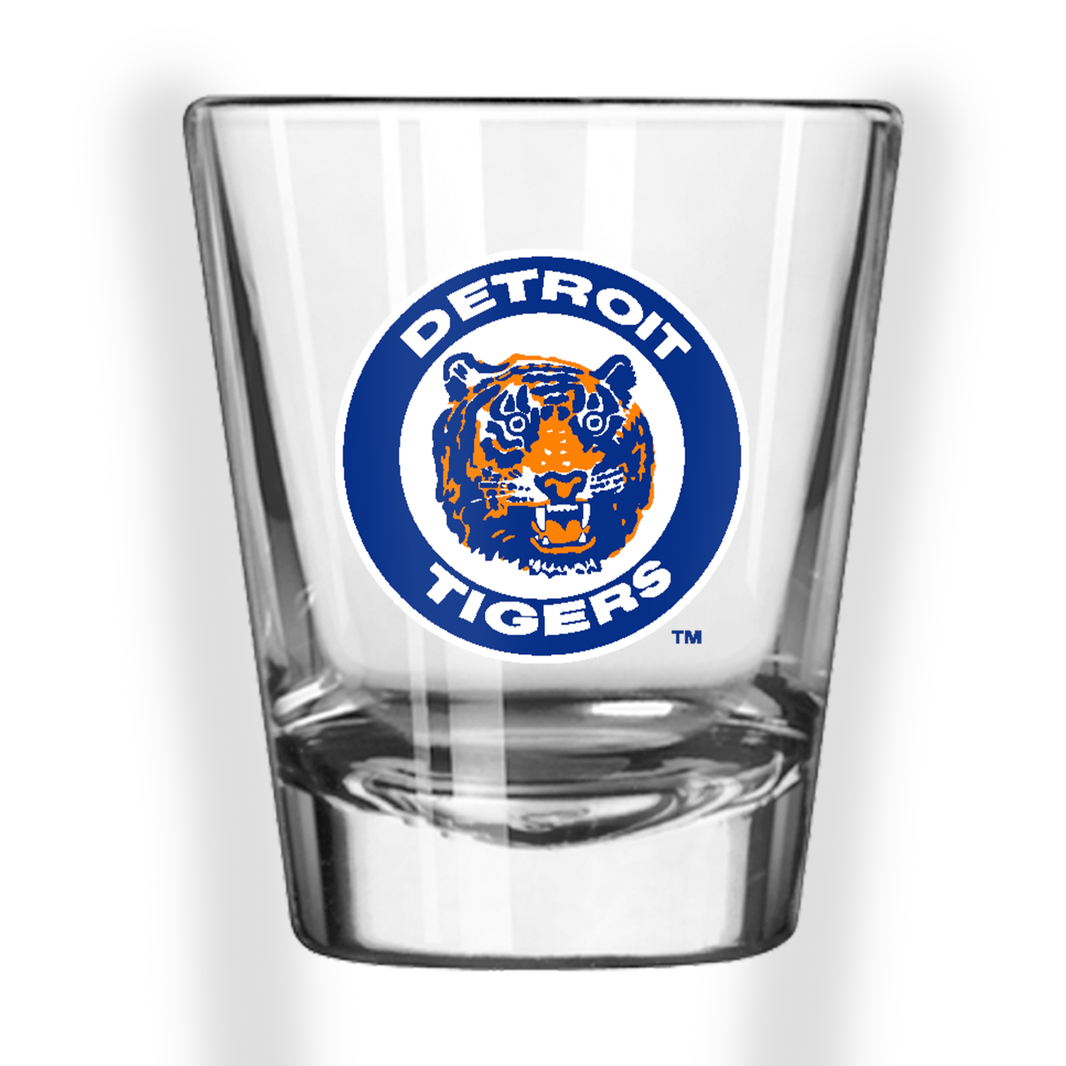 Detroit Tigers Vintage Logo 2 ounce Shot Glass