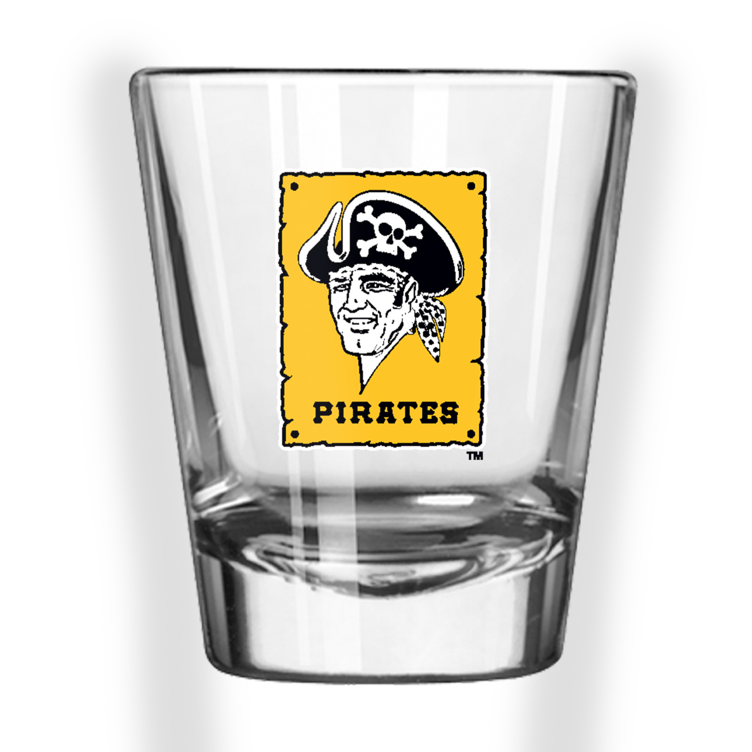 Pittsburgh Pirates Vintage Logo 2 ounce Shot Glass
