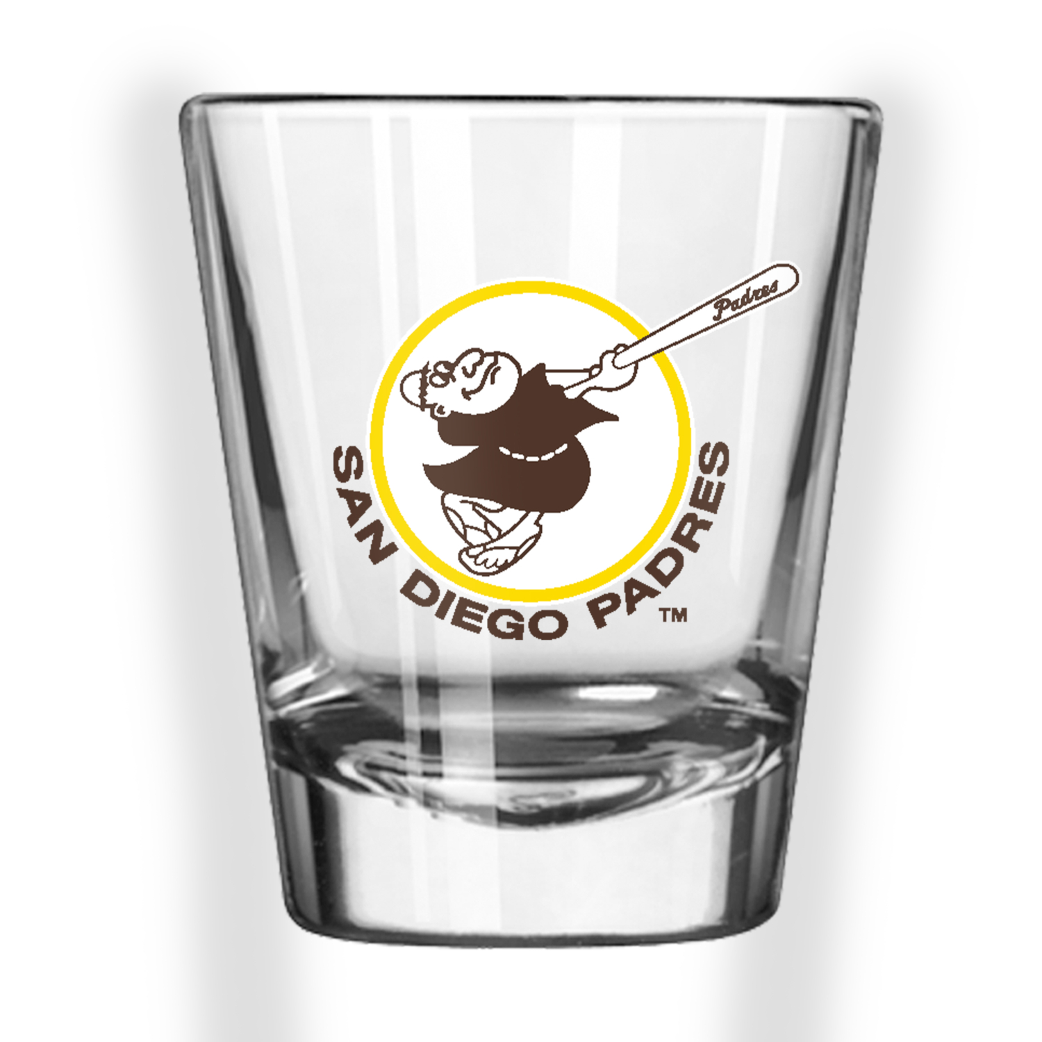 San Diego Padres Vintage Logo 2 ounce Shot Glass