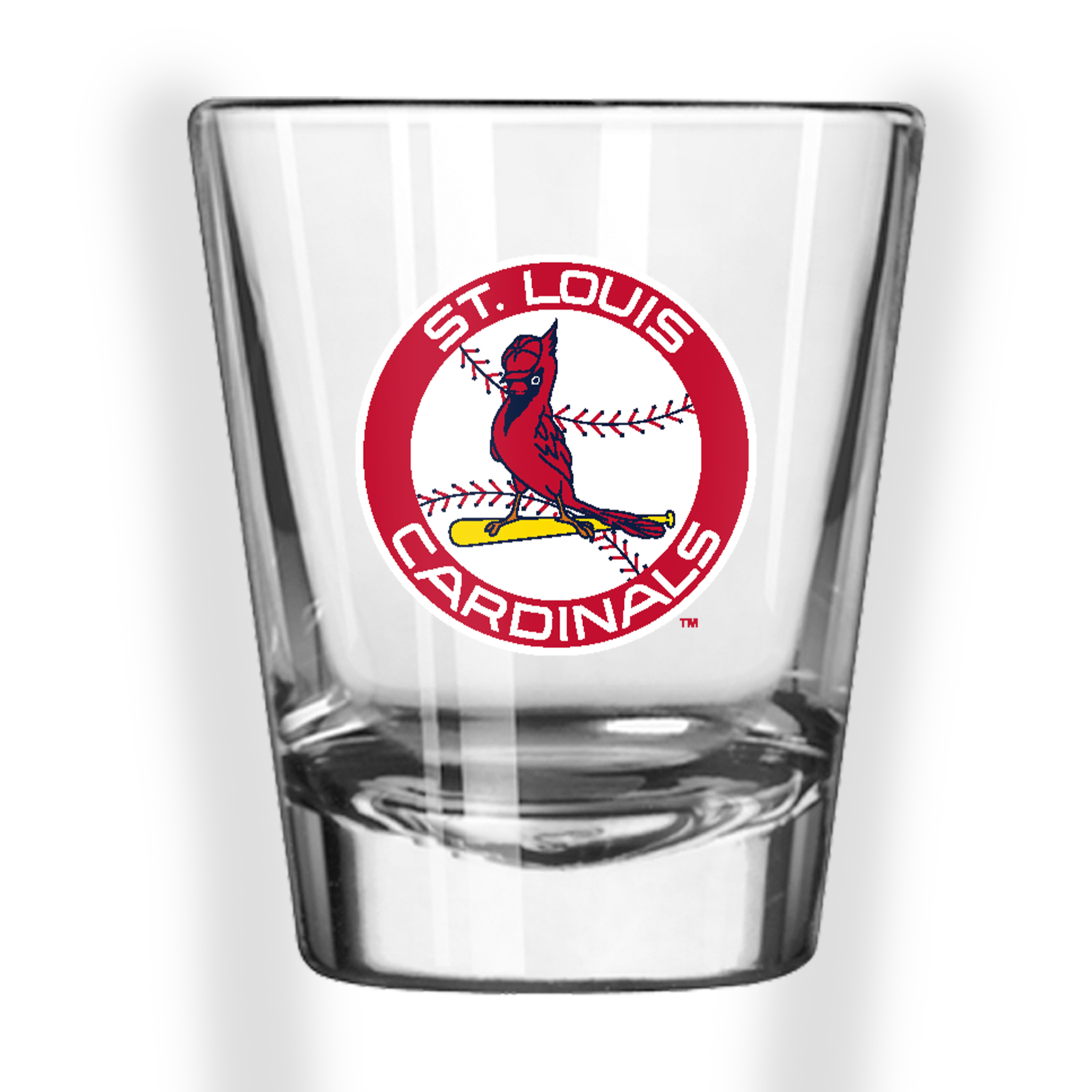 St. Louis Cardinals Vintage Logo 2 ounce Shot Glass