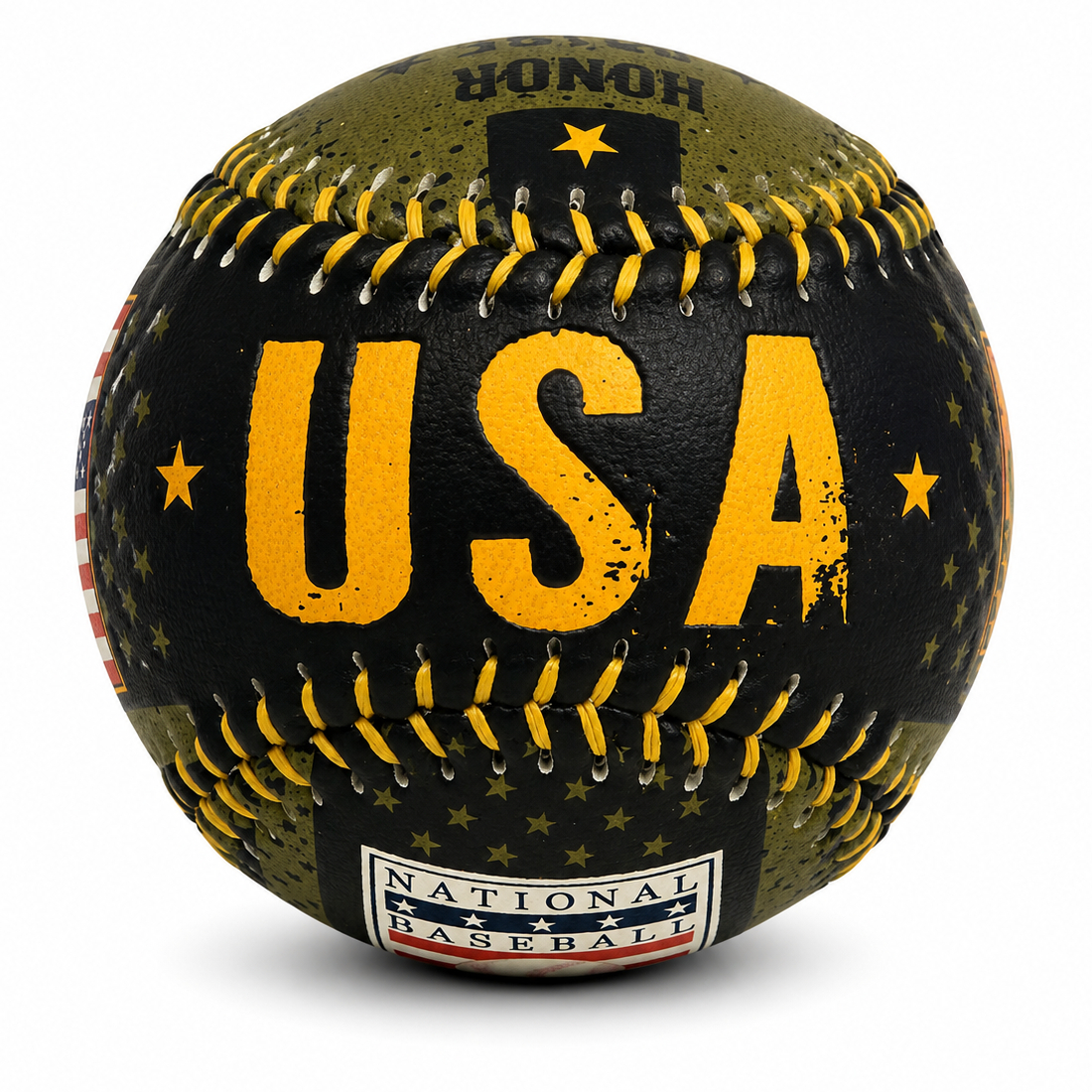 Baseball Hall of Fame Military Honor Replica Baseball