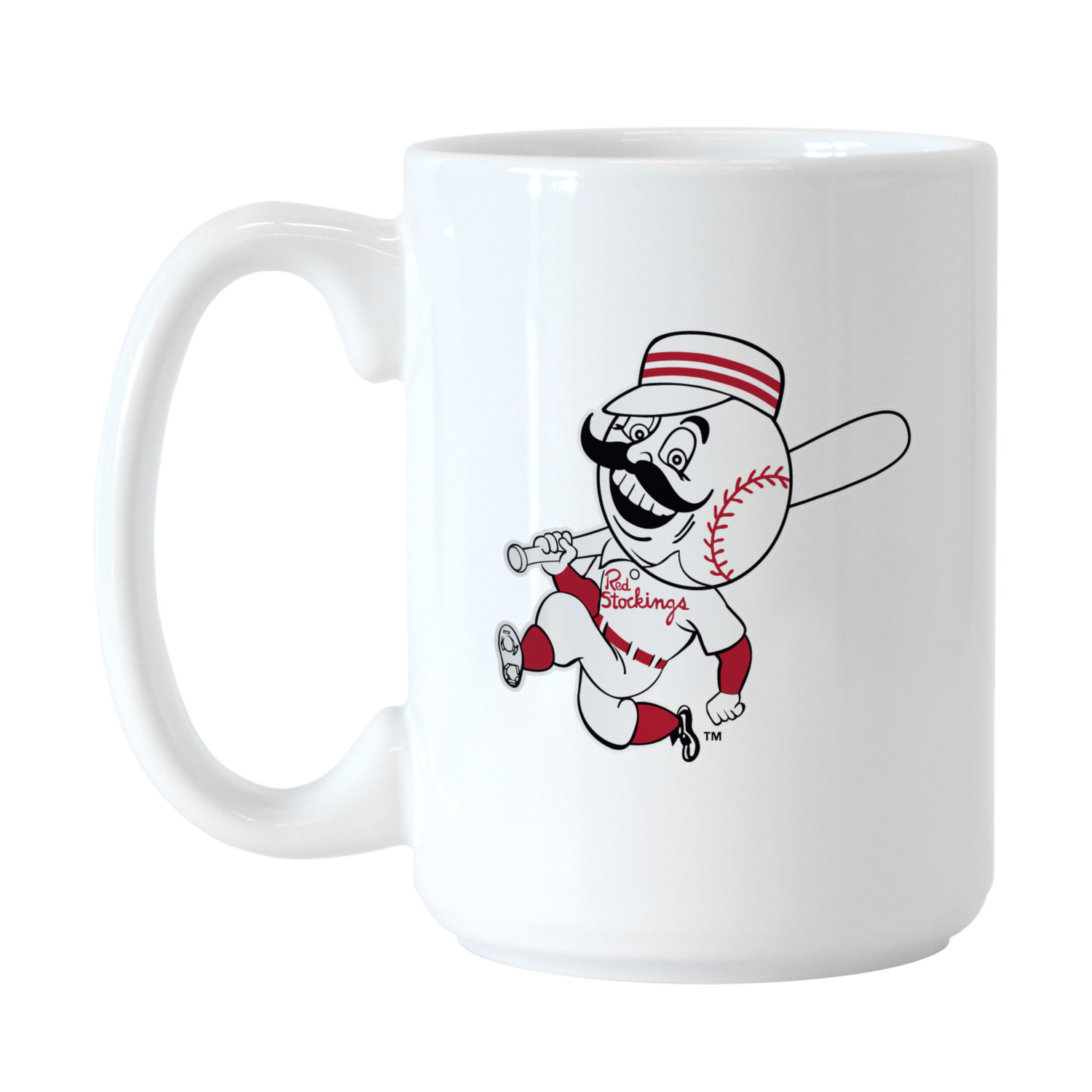 Cincinnati Reds Vintage Logo 15 ounce Ceramic Mug