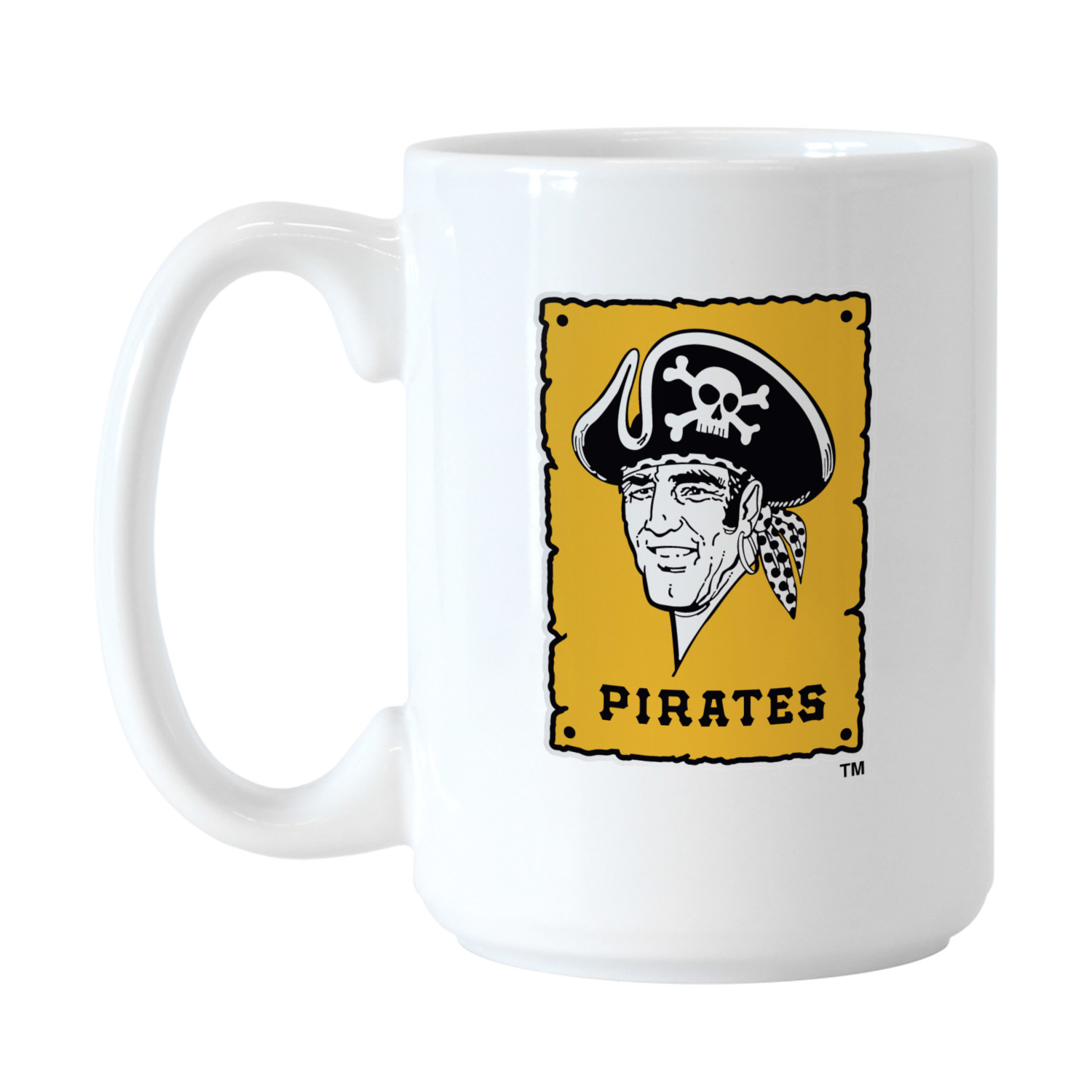 Pittsburgh Pirates Vintage Logo 15 ounce Ceramic Mug